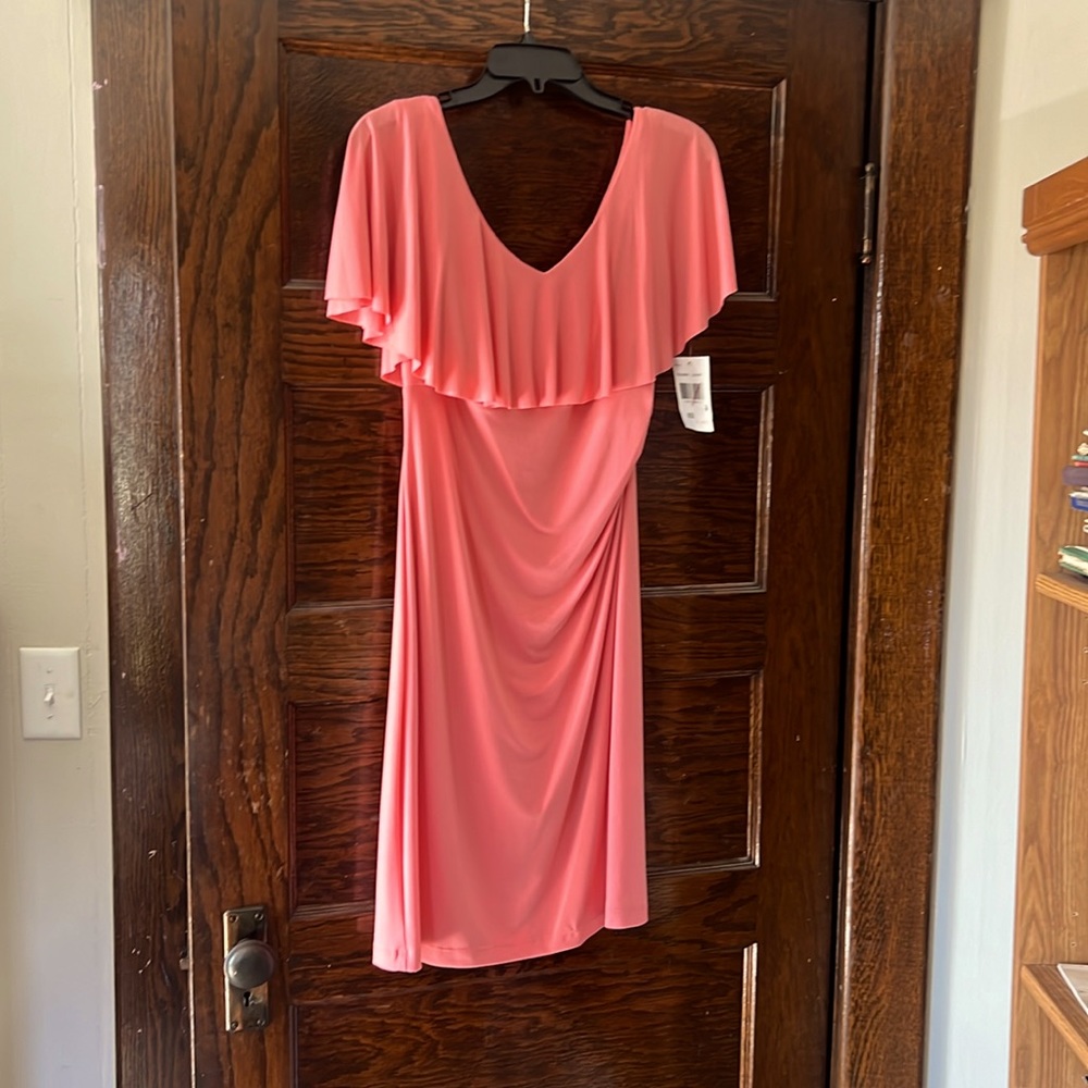 Simple and Elegant Salmon Spring Dress